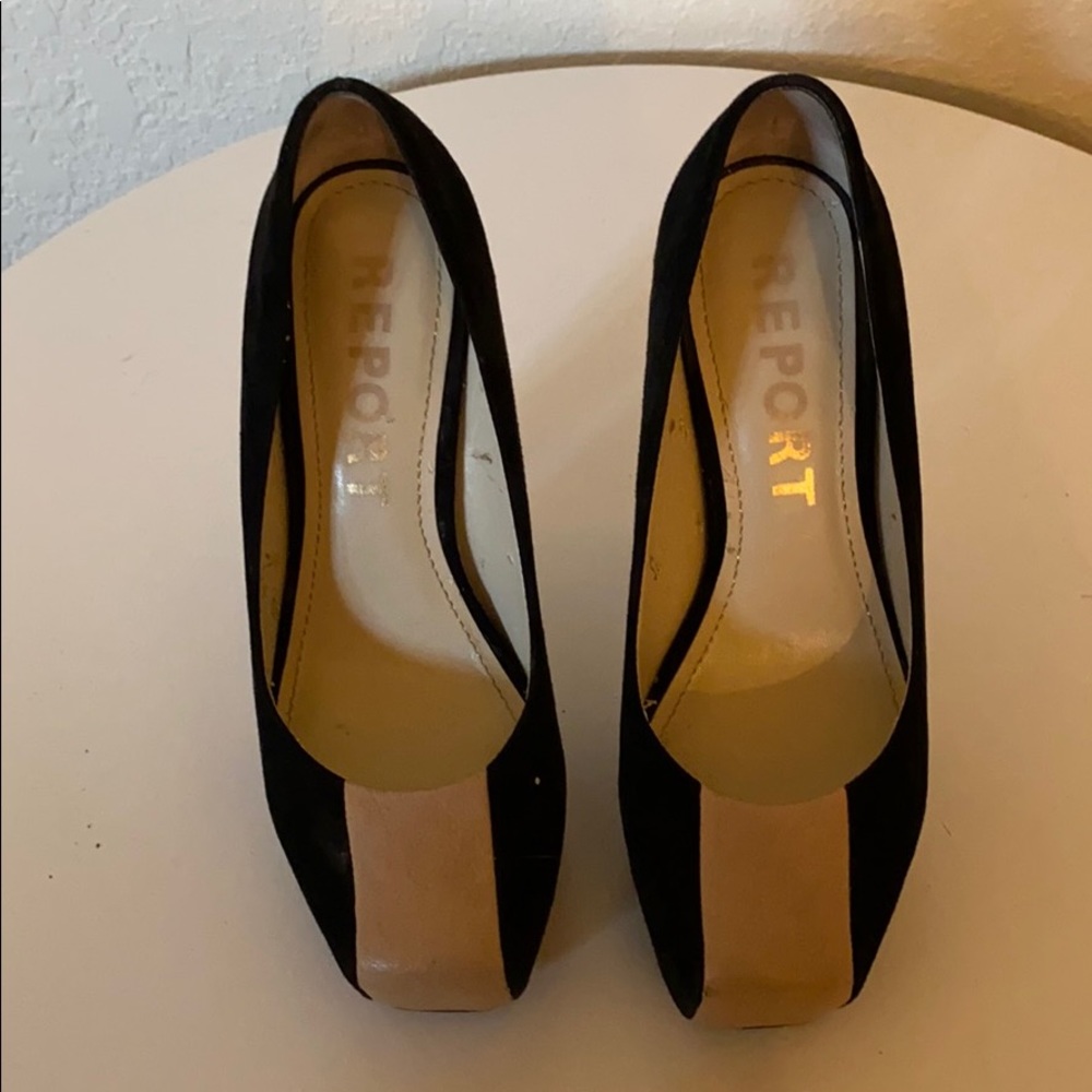 Sz 7 Black and Tan heels